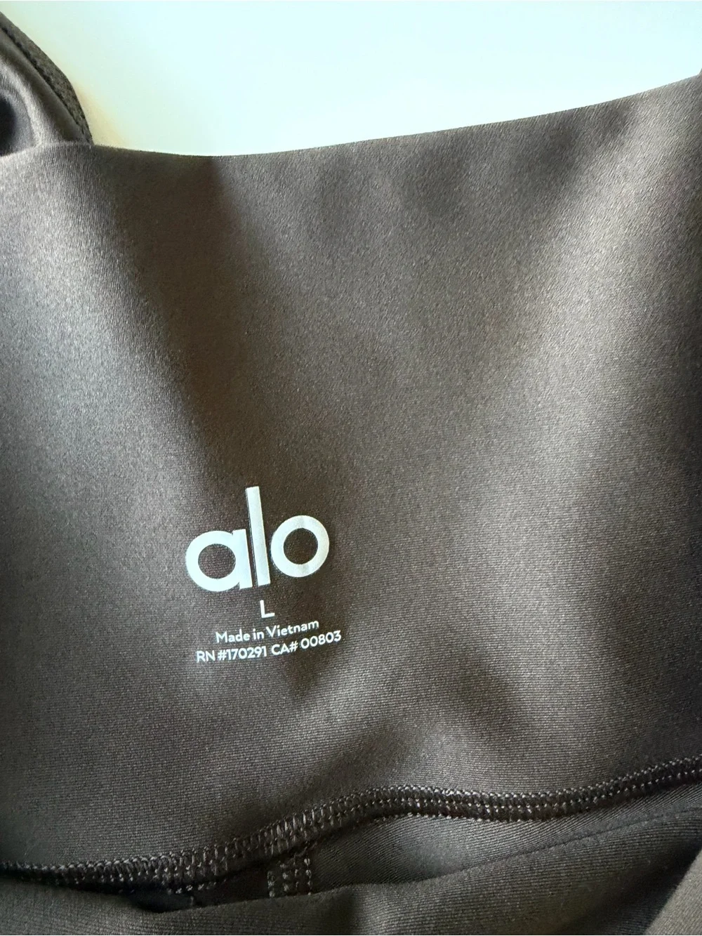 Alo yoga 7/8 High-Waist Airlift Legging in Dark Brown Large